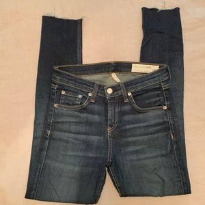 rag & bone high rise skinny jean in size 26